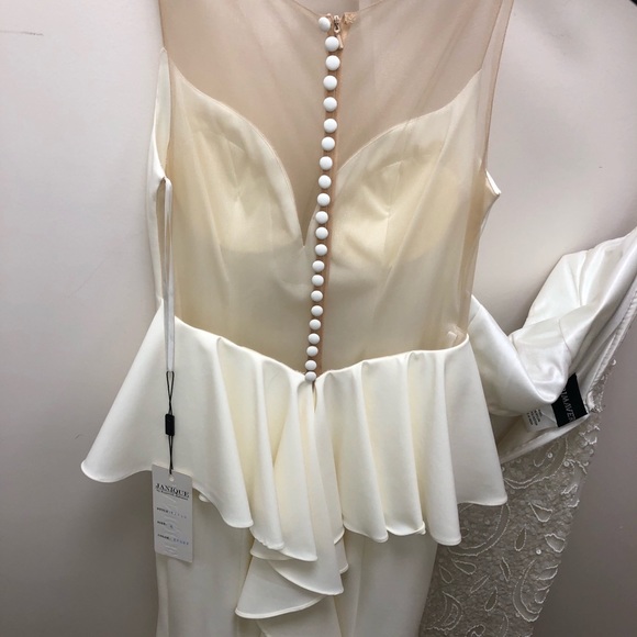 Prom Dress by Janique - Illusion Strapless - Picture 2 of 7